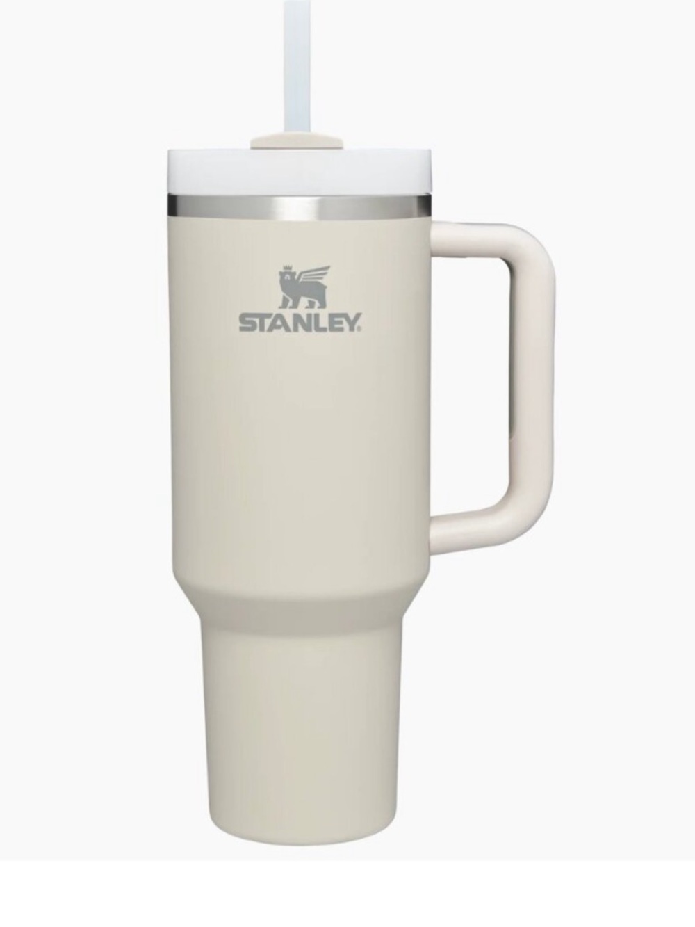 Dune (Tan/Cream) 40 OZ Stanley Quencher H2.0 FlowState Tumbler